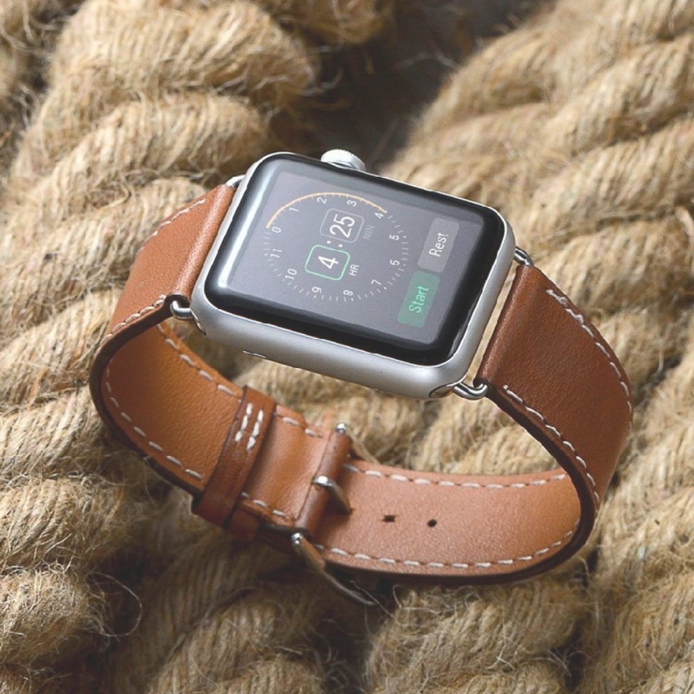 Leather Replacement Watch Band Strap wih Adapter C